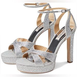 New Badgley Mischka Fizzy Platform Heels
